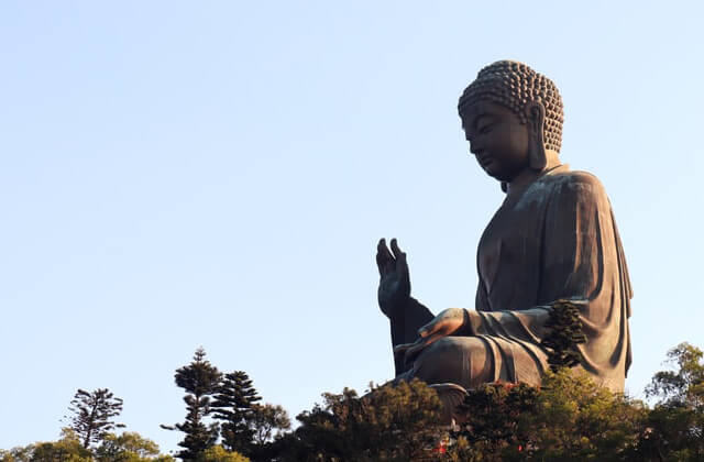 Big Buddha on Lantau Peak