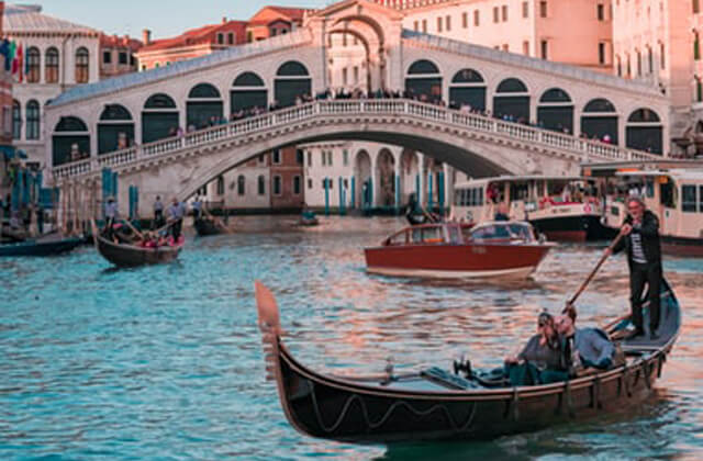 Venice, Italy is number nine.